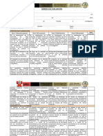 Rúbrica de Evaluación