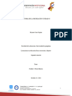 Ensayo Historia de La Recreacion - 114137