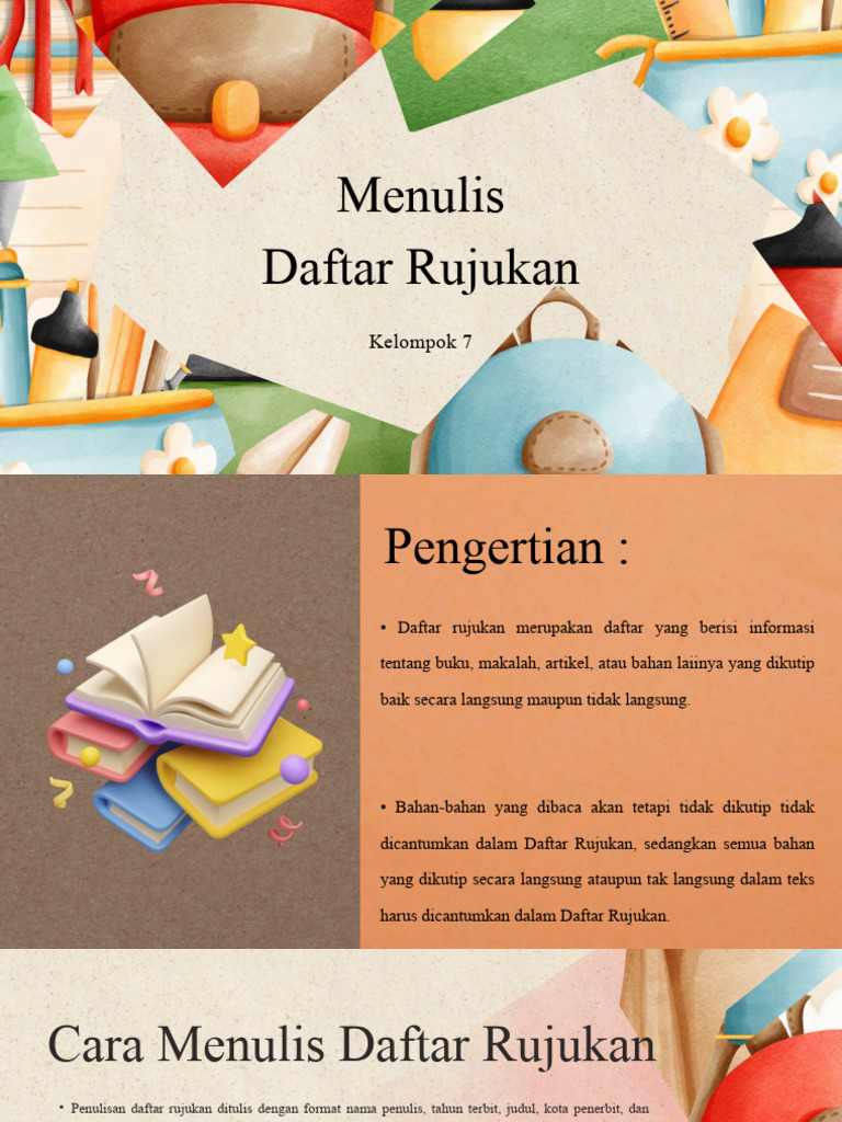 Cara Menyusun Daftar Rujukan | PDF