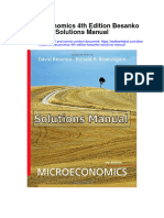 Microeconomics 4th Edition Besanko Solutions Manual