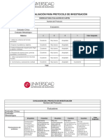 Rubricas de Evaluación Investigación