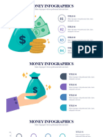 Money Infographic Presentation Template Gray Variant
