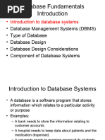 Database Fundamentals