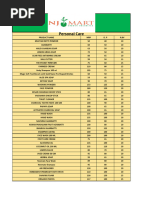 Modicare Products Price List 2025 | PDF | Shampoo | Skin Care