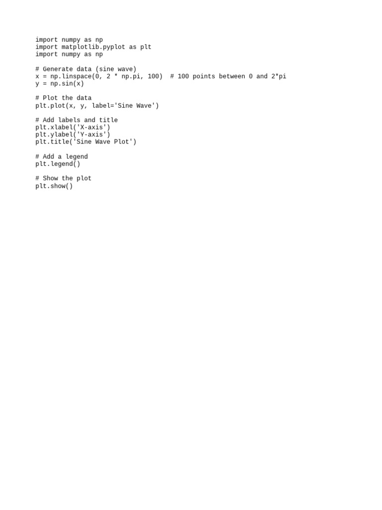 (Code) Cara Menampilkan Simulasi Hasil Python Code | PDF