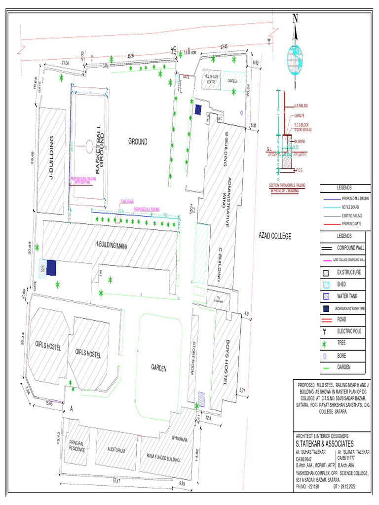 Ms Railing Drawing | PDF