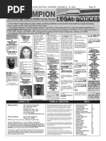 The Champion Legal Ads: 01-04-24 | PDF | Public Law | Common Law