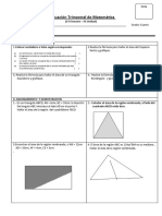 Evaluacion de Cuarto