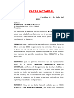 Carta Notarial Belen