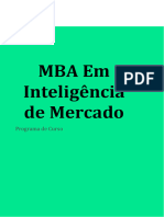 MBA em Inteligencia de Mercado