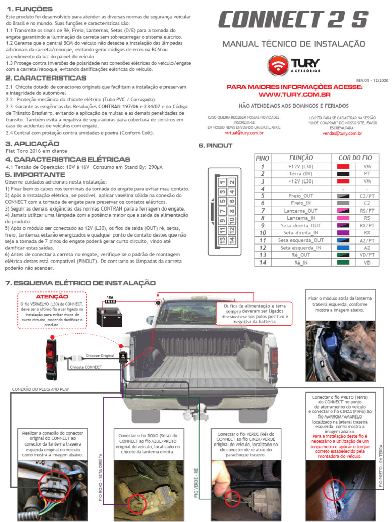 Manual de Instalação do Connect 2S | PDF | Engenharia Elétrica ...
