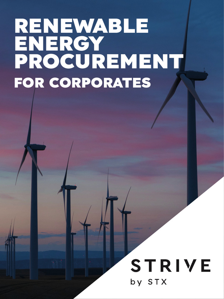 STRIVE by STX_Renewable Energy Procurement for Corporates | PDF ...