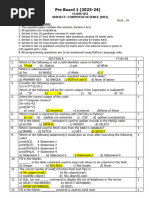 XII MS Computer Science PB-1 (2023-24)