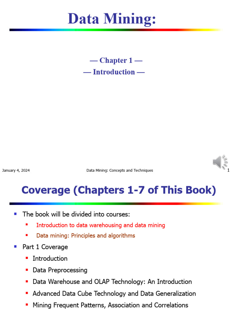 Data Mining:: - Chapter 1 - Introduction | PDF