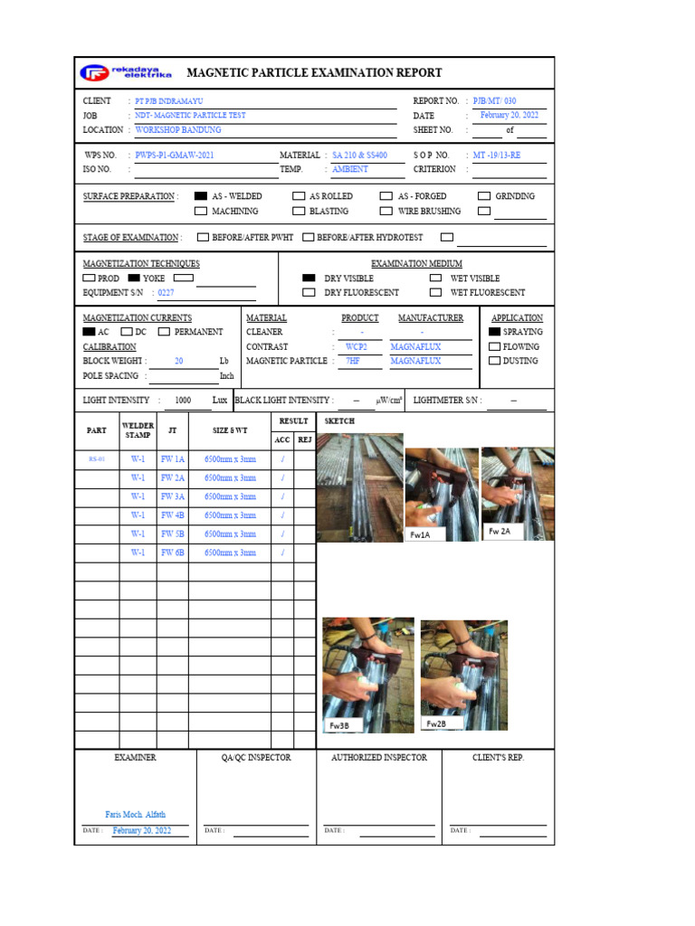 MT RS | PDF | Nondestructive Testing | Construction