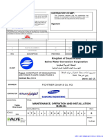 2.11 Maintenance, Operation and Installation Manual