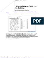 Mccormick Tractor Mtx110 Mtx125 Mtx140 Parts Catalog