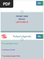 Front End Lecture 6