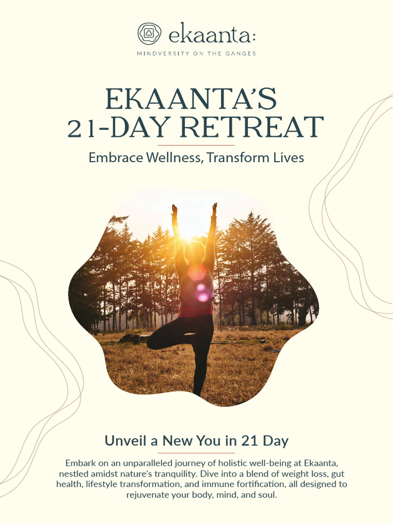 21 Days Retreat Brochure | PDF | Yoga | Spirituality