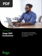 Sage 200 Evolution Product Brochure