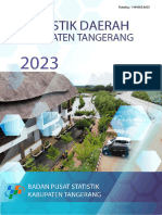 Statistik Daerah Kabupaten Tangerang 2023