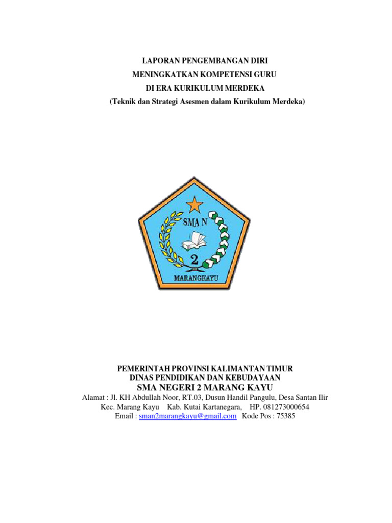 Laporan Pengembangan Diri (1-4 April) | PDF | Karier & Perkembangan
