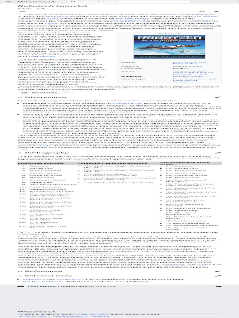 Robotech - Novels (Eng) | PDF