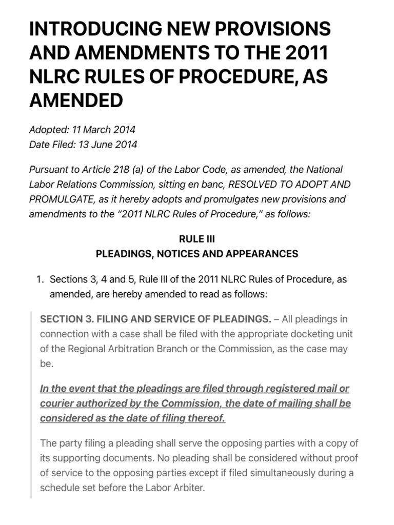introducing-new-provisions-and-amendments-to-the-2011-nlrc-rules-of
