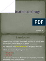 Elimination of Drugs