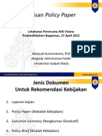 03 Penulisan Policy Paper Untuk PAU