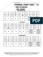 FIPT-14-PCM-JEE (Advance) - 2024-Ans. & Sol. 28.12.2023