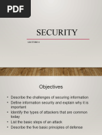 Lecture 8 - Security