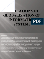Implications of Globalization On Information Systems