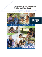 Human Development A Life Span View 7th Edition Kail Test Bank