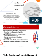 Chapter 1 - Overview of Logistics Management