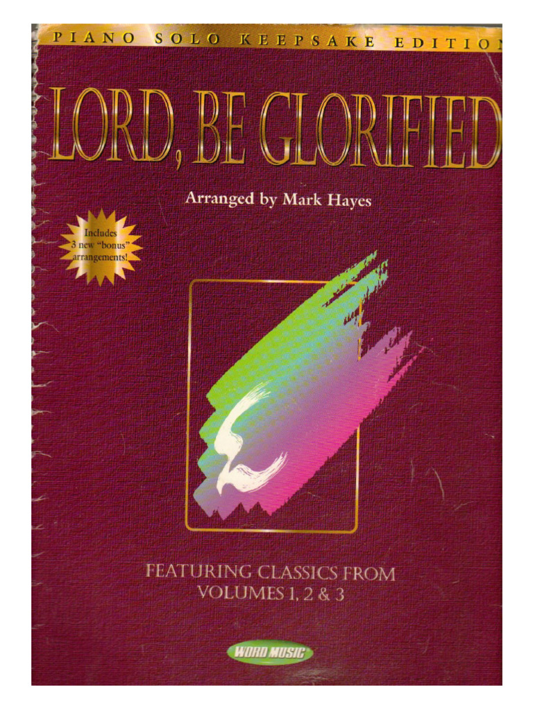 Mark hayes lord be glorified pdf