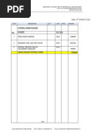 Kitengela Bills of Quantities