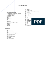List Barang Tot