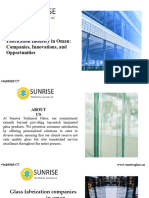 Glass Fabrication Company in Oman - Sunrise PDF