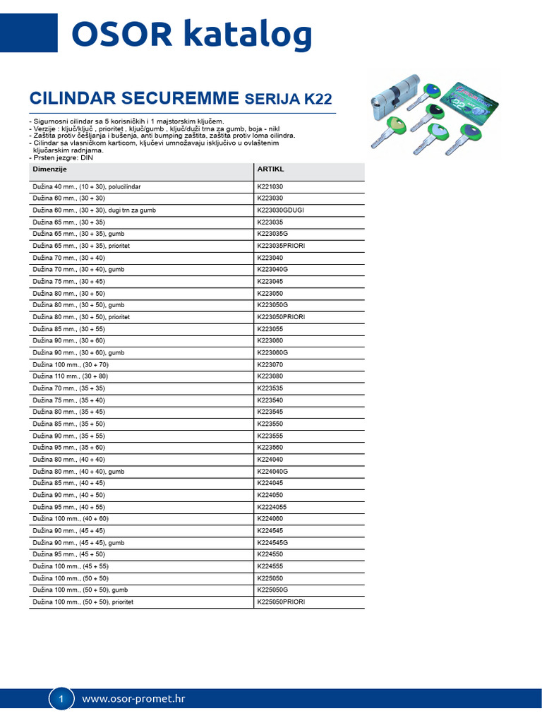 Securemme K22 | PDF