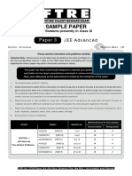 Ftre 2023 Sample Paper Class Xi p3 PCM