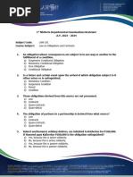 1styr - 1stMT - Law On Obligations and Contracts - 2324