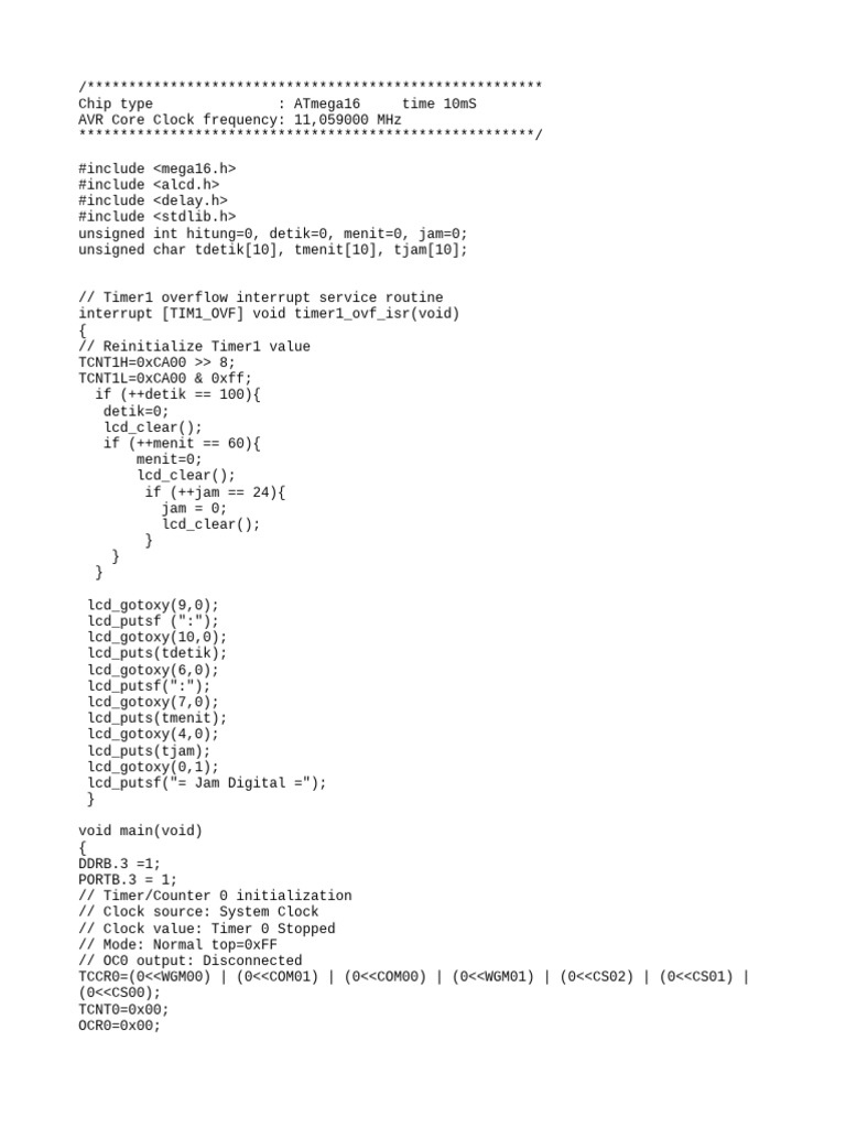 Jam | PDF | Computer Architecture | Electronic Engineering