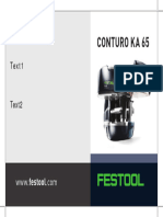 Manual FESTOOL Conturo