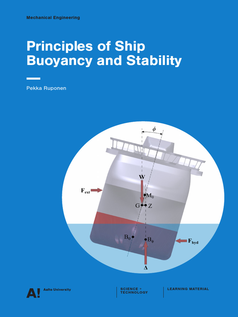 Principles of Ship Buoyancy and Stability | PDF | Ships | Classical ...