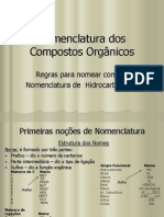 Nomenclatura Dos Compostos Org Nicos