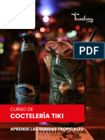 Brochure Coctelería Tiki