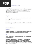 Organizational Structures in SD