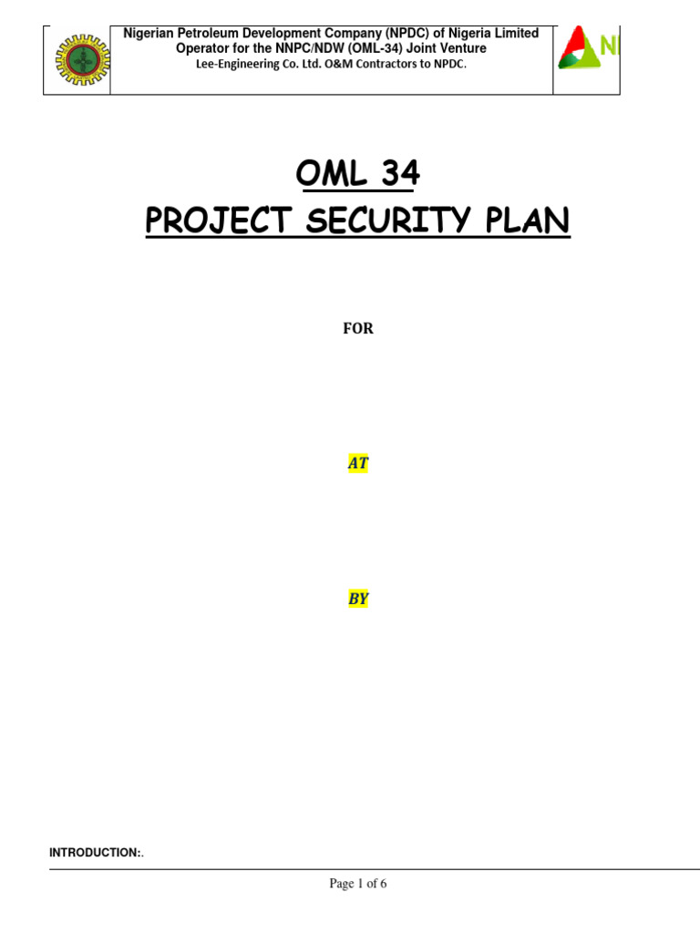 Amt Security Templete | PDF