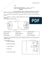 Teste Andebol - 10º G Março de 2021